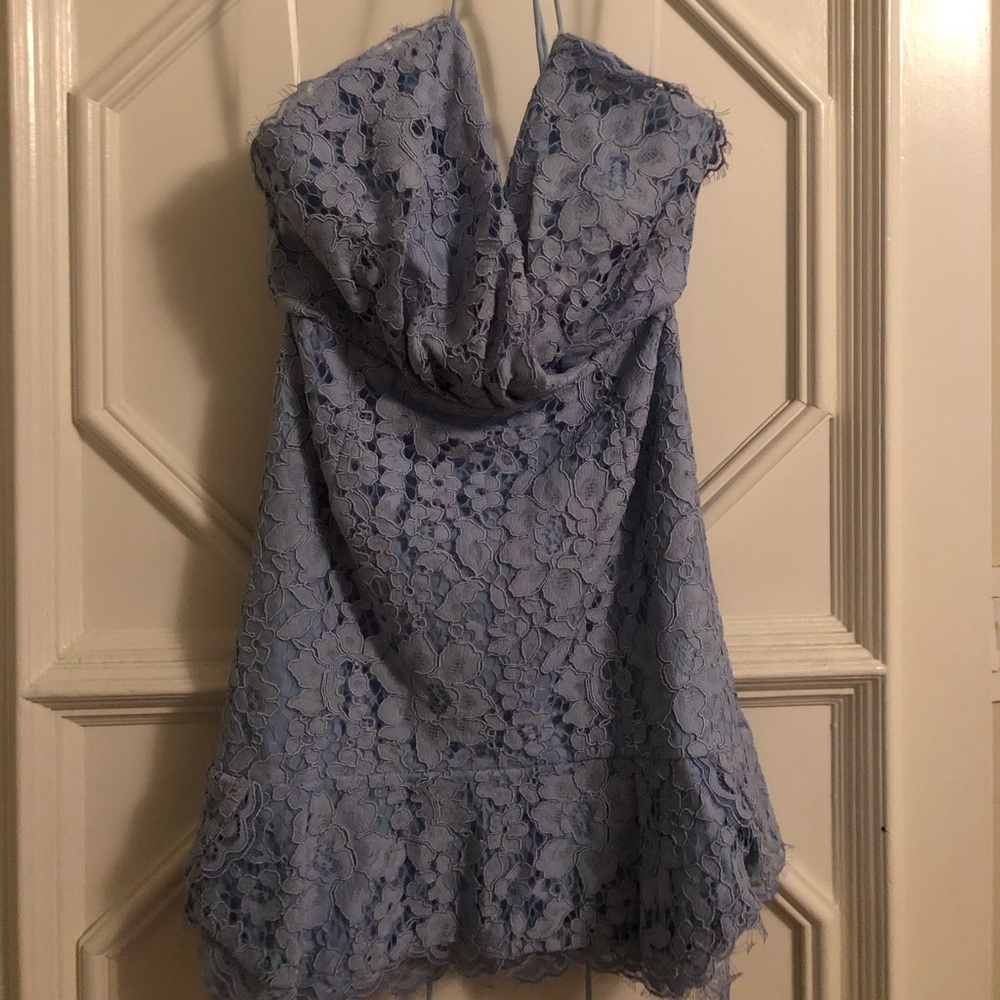 REVOLVE NBD RUFFLE HEM DRESS NWT💞 - Picture 2 of 3